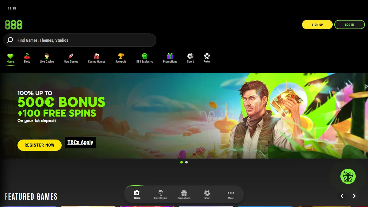 888casino homepage