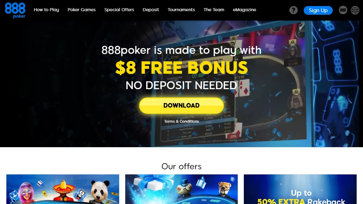 888poker homepage